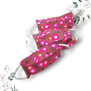 Masque en tissu coquelicot